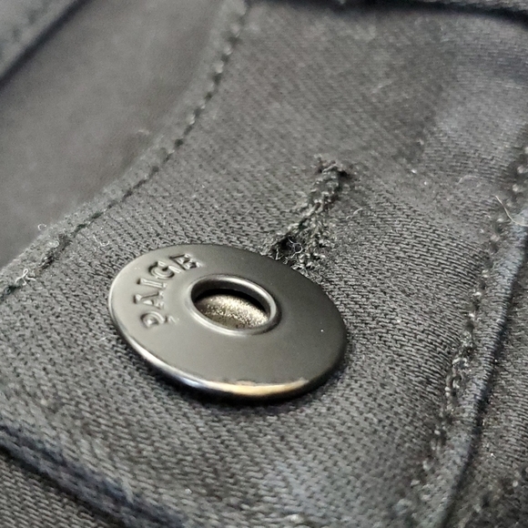 Federal Slim Straight Leg Jeans PAIGE Black 29 - Picture 9 of 9